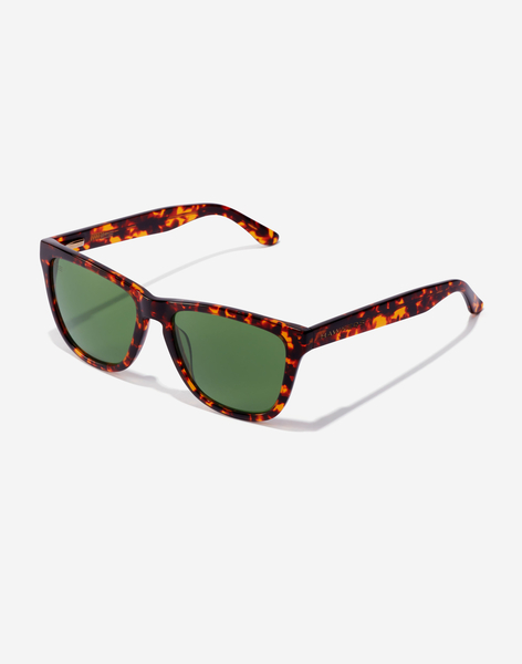 Gafas de sol verdes lateral y marrón